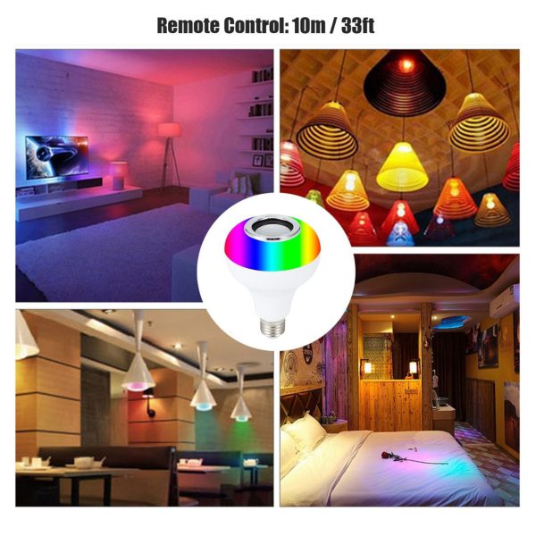 LED Bluetooth Speaker bulb with remote control